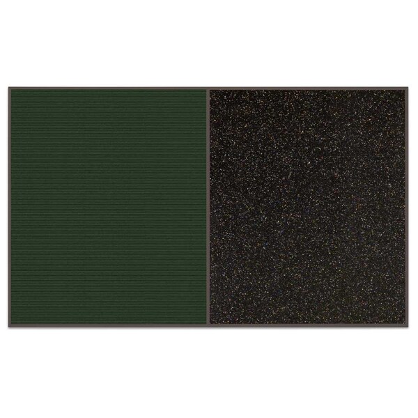 Sliding Door Indoor Enclosed Corkboard, 9